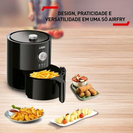 Imagem de Fritadeira Air Fryer Arno Ultra UFRP, 4,2 Litros, 1620W, Preto