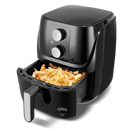 Imagem de Fritadeira Air Fryer Bella Cuccina 3L 1300W BCFR02 Sem Óleo