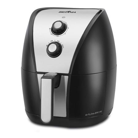 Imagem de Fritadeira Air Fryer Britânia 4,4L 1500W Inox BFR11PI