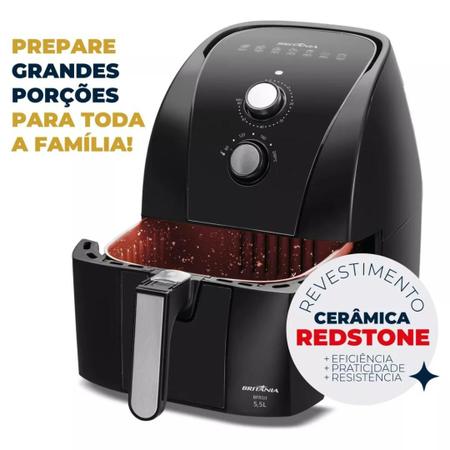 Imagem de Fritadeira air fryer britania 5,5l 1500w 127v - bfr50