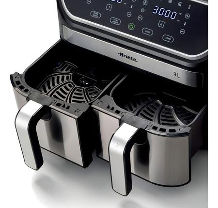 Imagem de Fritadeira Air Fryer Dual 9L - 11 programas predefinidos, cesto duplo, tecnologia Rapid Air, temperatura de 80 C - 200 C