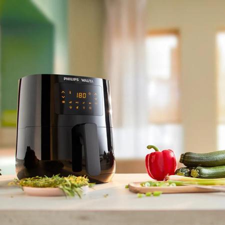 Imagem de Fritadeira Airfryer Digital Série 3000 Philips Walita Preta RI9252 1400W