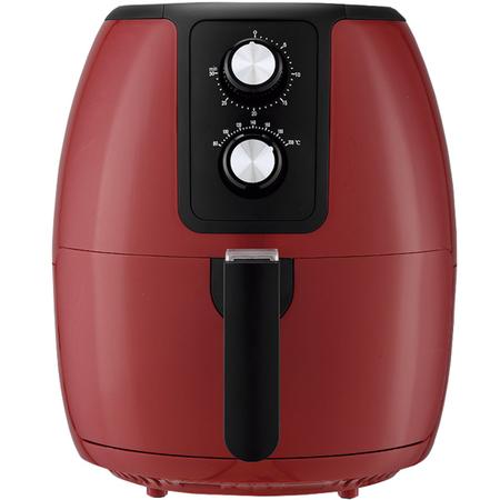 Imagem de Fritadeira AirFryer Elétrica Sem Óleo Panela 3,6 Litros 1400W Timer Vermelha Agratto Supremma Fesv