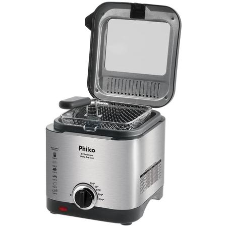 Imagem de Fritadeira com Óleo Philco Deep Fry Inox 1,8L 900W / 127V