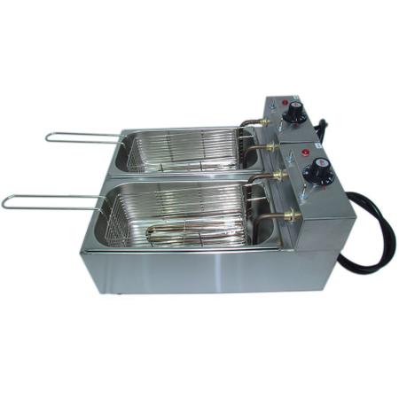 Fritadeira Profissional Elétrica 2 Cubas 10 Litros 110v - Fast Maquinas -  Fritadeira Industrial - Magazine Luiza