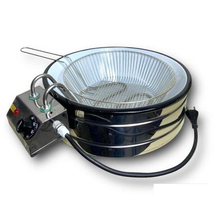 Imagem de Fritadeira Elétrica A Óleo De 7 Litro Inox Da Reipam 220V