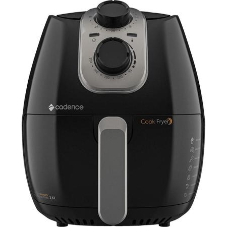 Imagem de Fritadeira Elétrica Air Fryer 2,6 Litros Cadence Cook Fryer FRT525 Preta 127V