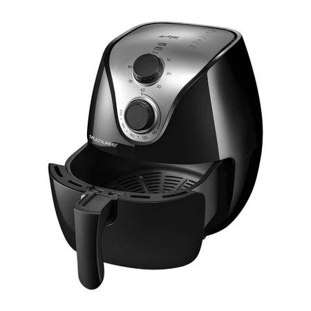 Imagem de FRITADEIRA ELÉTRICA AIR FRYER 4L C/ GRADE, TIMER 60MIN, TEMP. 200ºC 127V-1500W MULTILASER PRETA - CE021