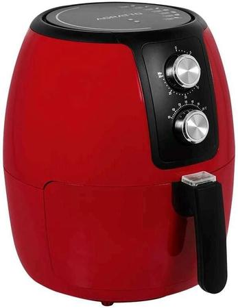 Imagem de Fritadeira Elétrica Air Fryer Agratto Supremma 3,6L Vermelha 220v 1400W Alimentação Saudável, Crocante e Saborosa