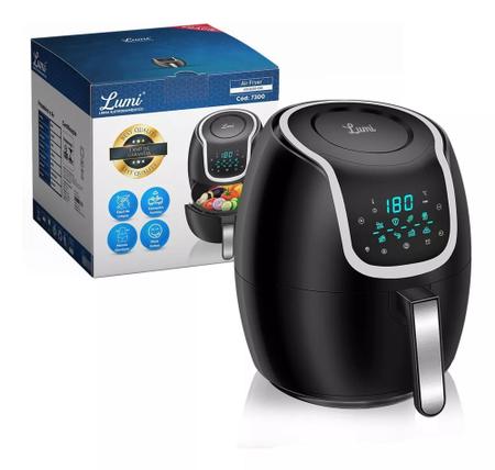 Imagem de Fritadeira Eletrica Air Fryer Digital 6.5 Litros 1700w 127v - LUMI