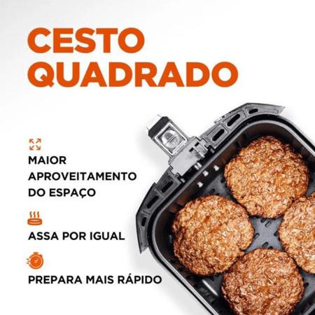 Imagem de Fritadeira Elétrica Air Fryer Mondial 4 Litros AFN-40-BFS Preta 