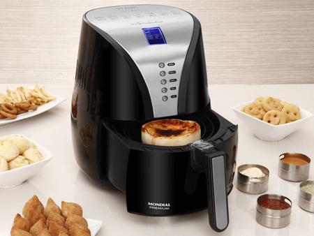 Fritadeira Elétrica sem Óleo Air Fryer Mondial AF-34 3,2L 1270W Preta