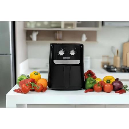 Imagem de Fritadeira Elétrica Airfryer Tamanho Médio Black+Decker AFM4B2 220V 1400W