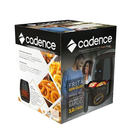 Imagem de Fritadeira Elétrica Cadence Sem Óleo Pratic Fryer 3L Preto 220V FRT515-220