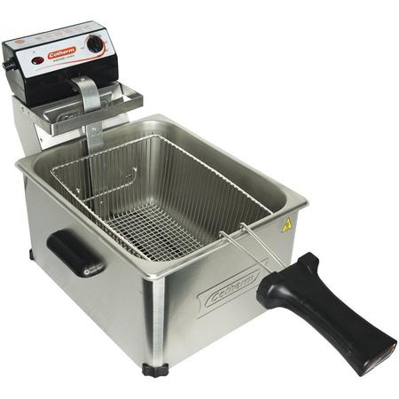 Imagem de Fritadeira Elétrica com Óleo 5 Litros 1 Cuba Industrial Profissional Cotherm Inox