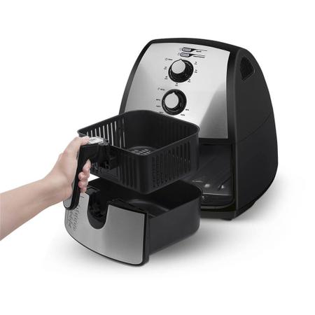 Imagem de Fritadeira Elétrica Midea 1500W Preto e Inox