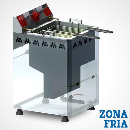 Imagem de Fritadeira Elétrica profissional 18 litros água/óleo Gabinete 85cm Marchesoni 220V