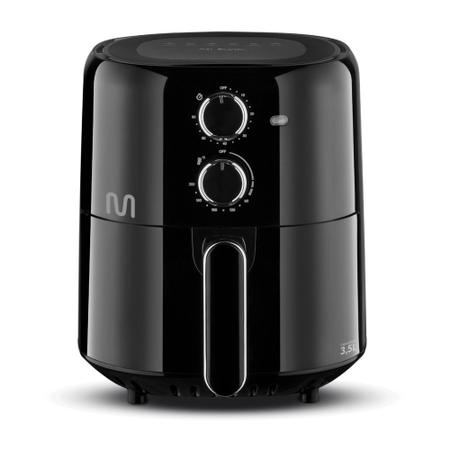 Imagem de Fritadeira Elétrica sem óleo Air Fryer 3,5L 1500W 220V Preta Multi - GO214