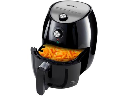 Imagem de Fritadeira Elétrica sem Óleo/Air Fryer Britânia - BFR10PI Preto 4,1L com Timer