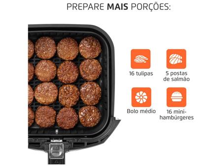 Imagem de Fritadeira Elétrica sem Óleo/Air Fryer Mondial Family AFN-40-BI Preto 4L com Timer