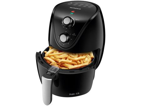 Fritadeira Elétrica sem Óleo/Air Fryer Mondial - New Pratic AF-31 Preto  3,5L com Timer - Fritadeira Elétrica e Acessórios - Magazine Luiza