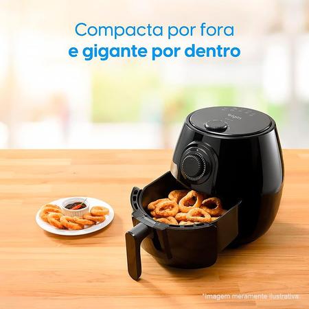 Imagem de Fritadeira Elétrica sem Óleo Quick Fryer 4L Preta 1350W 127V 42AFR4001000 - Elgin