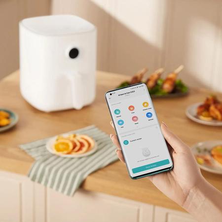 Imagem de Fritadeira Eletrica Xiaomi Mi Smart Air Fryer Google Assistente Alexa 1.400 Watts 110V ~ 60HZ Branca -
