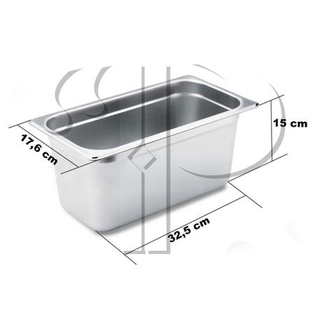 Imagem de Fritadeira Industrial Elétrica 8 L 2 Cubas 4000W Aço Inox