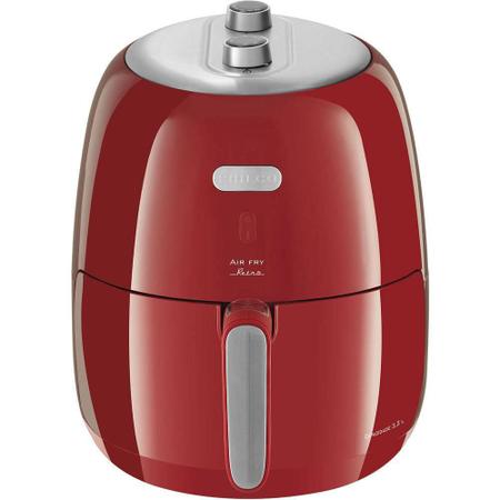 Imagem de Fritadeira Philco Air Fry Retrô, 4L, Base antiderrapante , Vermelho - 110V