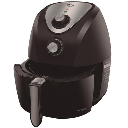 Imagem de Fritadeira Philco Air Fry Saúde Inox PH, 3.2L, Preto - 110V