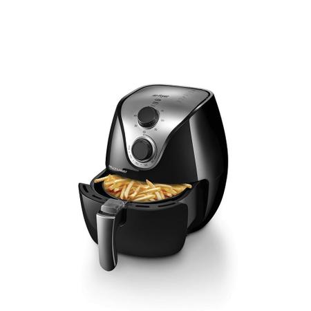 Imagem de Fritadeira sem óleo Air fryer inox 1.500w  capacidade 2,5 litros - Multilaser