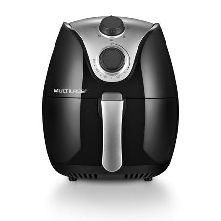 Imagem de Fritadeira sem óleo Air fryer inox 1.500w  capacidade 2,5 litros - Multilaser