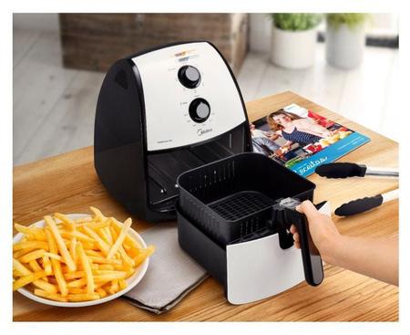 Imagem de Fritadeira sem óleo airfryer 4 litros preta 127v- midea