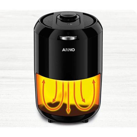 Imagem de Fritadeira Sem Óleo Arno Air Fryer CFRY1,6 Litros Preto