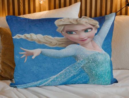 Imagem de Fronha Infantil Capa de Travesseiro Frozen Ana Elsa Olaf