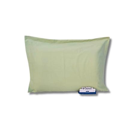 Imagem de Fronha para Travesseiro Com 3 Abas Liso Dohler Safira 180 FIOS 100% Algodão 0,70cm x 0,50cm 110 g/m²