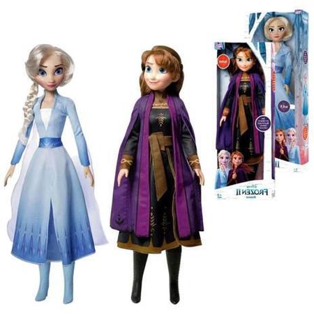 Boneca Frozen 2 - Elsa + Anna 55 cm Disney Baby Brink