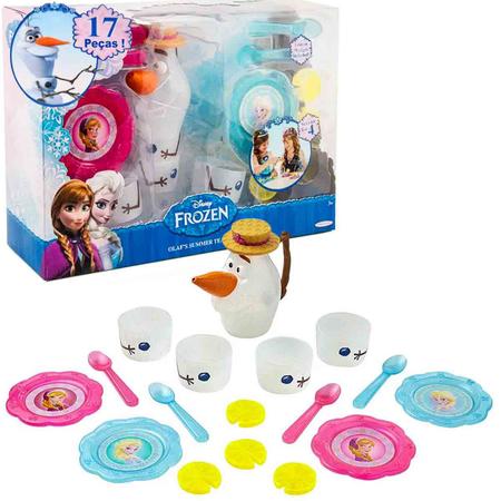 Jogo De Cha Porcelana Frozen Infantil Toyng - Papellotti