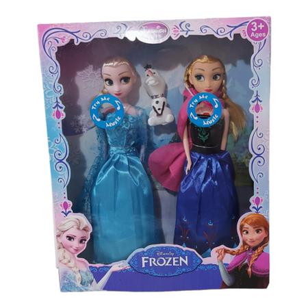 Imagem de Frozen musical boneca kit com 2