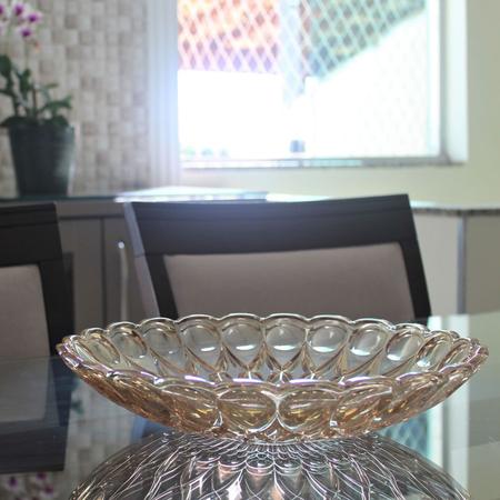 Imagem de Fruteira de cristal Centro de mesa para frutas Biscoito Vela Angelica