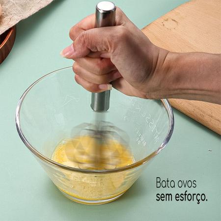 Imagem de Fue Batedor Bolo Ovos Massa Misturador Mixer Giratório 2 Uni