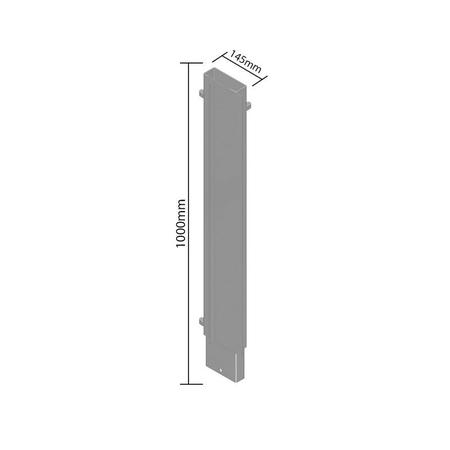 Fueiro De Canto Largo Superior Esquerdo 1000x145 Mm Carreta - Fado Implementos Imagem de Fueiro De Canto Largo Superior Esquerdo 1000x145 Mm Carreta