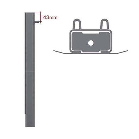 Fueiro Lateral Inferior Librelato Horizon 700mm - Rovali Imagem de Fueiro Lateral Inferior Librelato Horizon 700mm