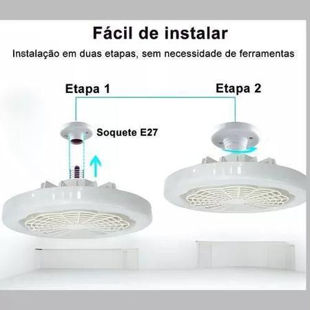 Imagem de Funcionalidade Em Alta: Ventilador Teto 30W Lampada Luz