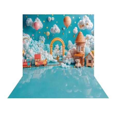 Fundo Fotográfico Brinquedos Newborn Dia Das Crianças Tecido - Prime Decor Festas Imagem de Fundo Fotográfico Brinquedos Newborn Dia Das Crianças Tecido