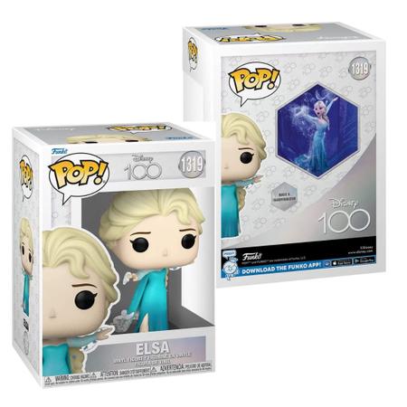 Funko Pop Princesa Elsa 1319 Pop! Disney 100th - Funko - Magazine Luiza