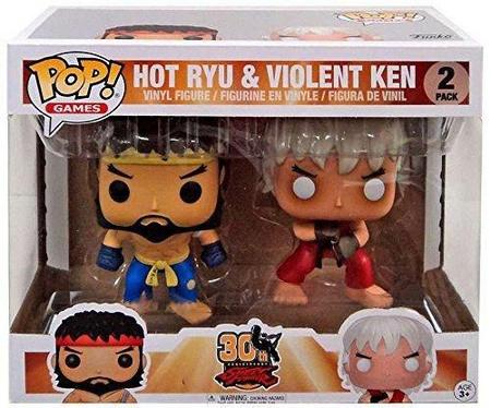 Imagem de Funko Pop 30th Anniversary Street Fighter Hot Ryu e Violent Ken