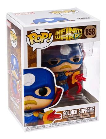 Imagem de Funko Pop! Boneco Marvel Infinity Warps Soldier Supreme