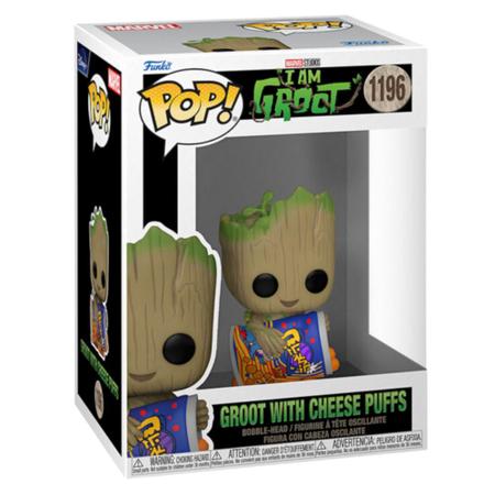 Imagem de Funko Pop I Am Groot - Groot com Cheese Puffs 1196