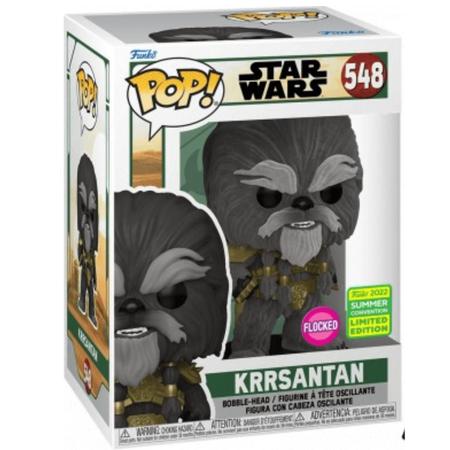 Imagem de Funko Pop Krrsantan Flocked 548 Star Wars SDCC 2022